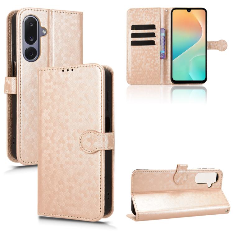 Honeycomb Dot Texture Leather Phone Case