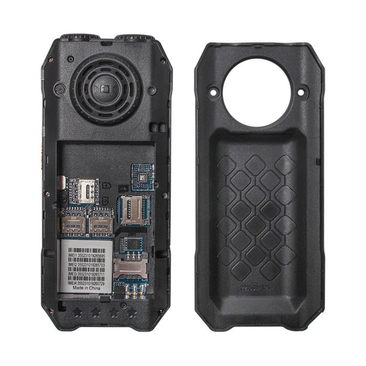 هاتف UNIWA M6000 كبير الحجم مزود بمكبر صوت ولوحة مفاتيح، مقاس 2.4 بوصة، مصباحان يدويان مزدوجان، 21 مفتاحًا، نظام SOS، راديو FM، 4 شرائح SIM، GSM، قابس الاتحاد الأوروبي، قابس الولايات المتحدة، قابس المملكة المتحدة، قابس أستراليا