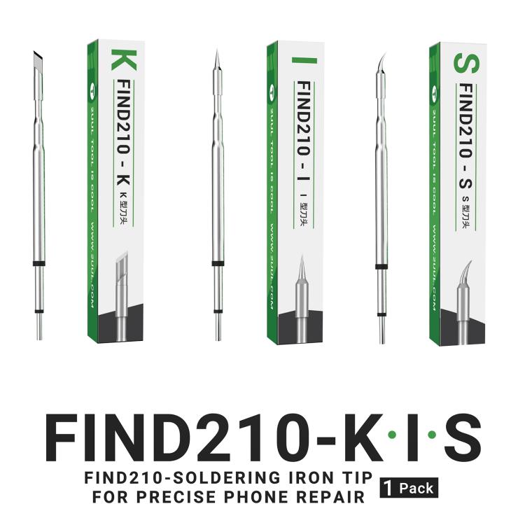 2uul Soldering Iron Tips for Most C210 Soldering Station, FD12 K, FD13 I, FD14 S