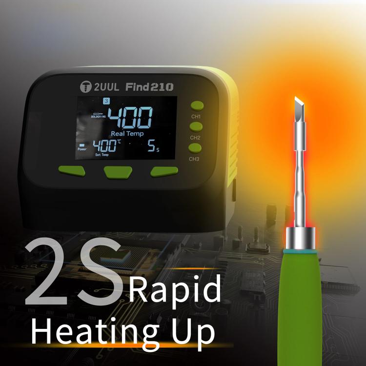 2uul FD01 Find210 60W High-Power AC Transformer Soldering Station, EU Plug, US Plug, UK Plug