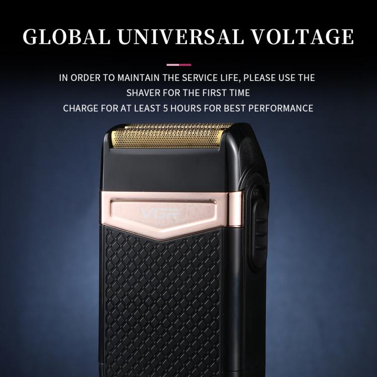 ماكينة حلاقة كهربائية VGR V-331 دوارة ترددية برأسين للقطع IPX4، V-331