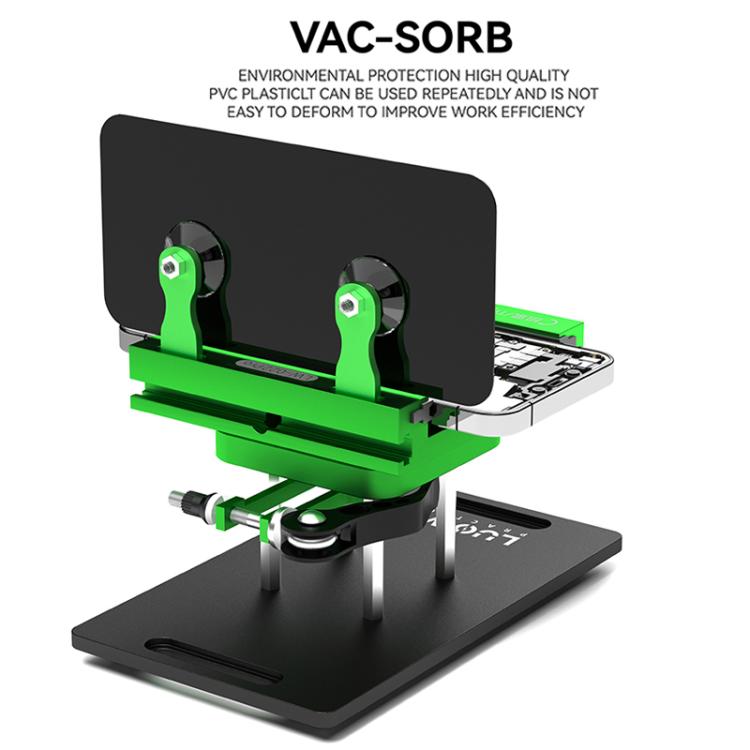LUOWEI LW-022Pro 2 in 1 Universal 360 Rotating Phone Back Cover Separation Fixture, LW-022Pro