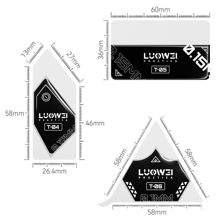 LUOWEI LW-T04/05/06 Lightning Disassembly Film Set, LW-T04/05/06
