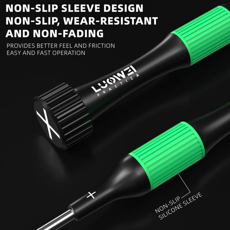 LUOWEI LITTLE BOY Smooth Bearings Alloy Magnetic Screwdriver Set, LITTLE BOY