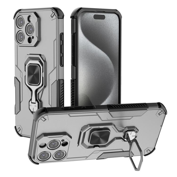 Metal Kickstand TPU Hybrid PC Phone Case, For iPhone 16 Pro Max, For iPhone 16 Pro, For iPhone 16 Plus, For iPhone 16