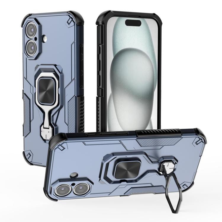 Metal Kickstand TPU Hybrid PC Phone Case, For iPhone 16 Pro Max, For iPhone 16 Pro, For iPhone 16 Plus, For iPhone 16