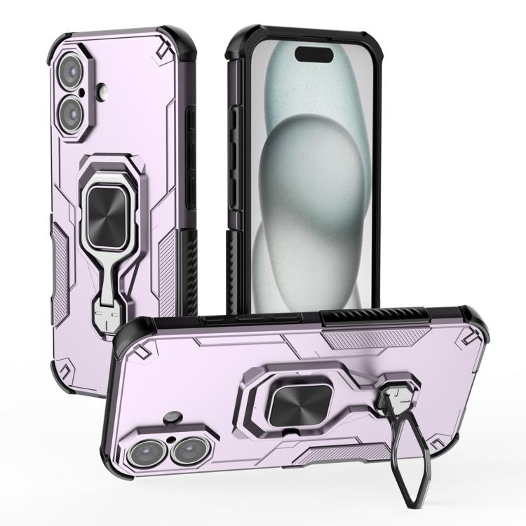 Metal Kickstand TPU Hybrid PC Phone Case, For iPhone 16 Pro Max, For iPhone 16 Pro, For iPhone 16 Plus, For iPhone 16