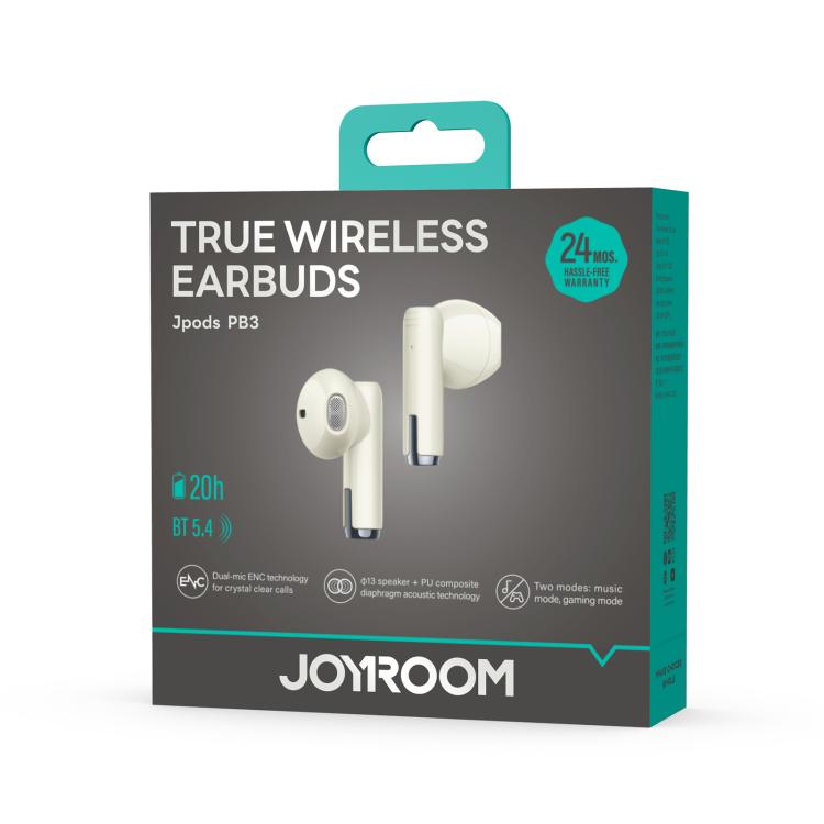 سماعات JOYROOM Jpods JR-PB3 اللاسلكية الحقيقية