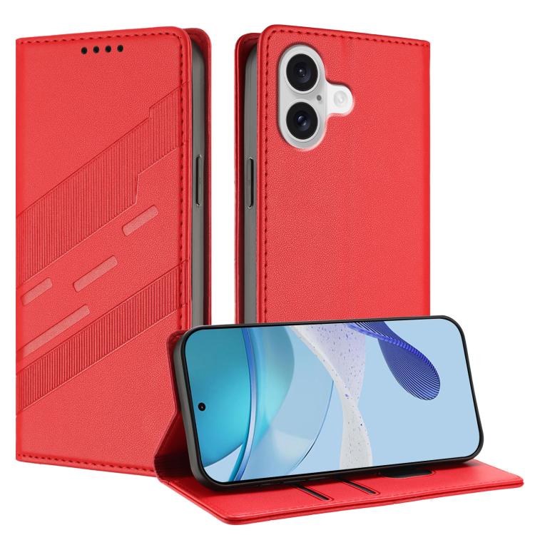 جراب هاتف جلدي بتصميم محفظة متعدد الوظائف منقوش، مناسب لأجهزة iPhone 16e وiPhone 16 Pro Max وiPhone 16 Pro وiPhone 16 Plus وiPhone 16 وiPhone 15 Pro Max