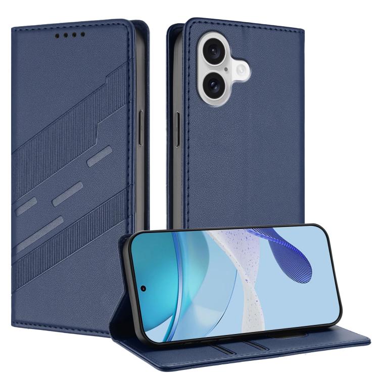 جراب هاتف جلدي بتصميم محفظة متعدد الوظائف منقوش، مناسب لأجهزة iPhone 16e وiPhone 16 Pro Max وiPhone 16 Pro وiPhone 16 Plus وiPhone 16 وiPhone 15 Pro Max
