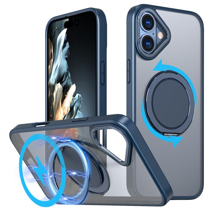 360-degree Rotating MagSafe Magnetic Holder Phone Case, For iPhone 16
