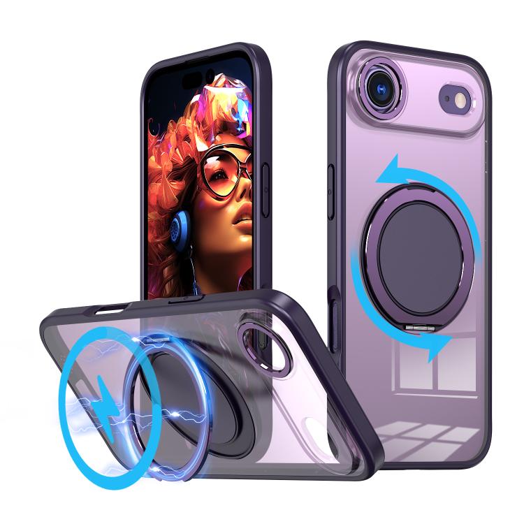 360-degree Rotating MagSafe Magnetic Holder Phone Case, For iPhone 17 Pro Max, For iPhone 17 Pro, For iPhone 17, For iPhone 17 Air, For iPhone 16e, For iPhone 16 Pro Max, For iPhone 16 Pro, For iPhone 16 Plus