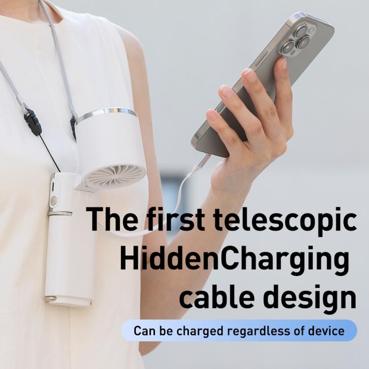 MF119 High Speed Ice Compress Handheld Fan with Retractable Cord