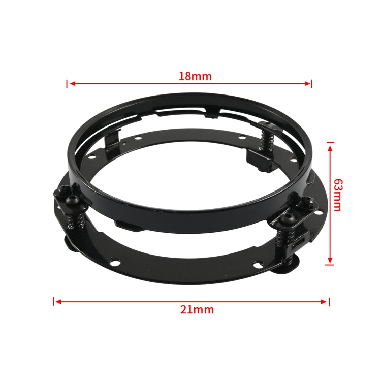 Motorcycle 7 inch Round Headlight Ring Mounting Bracket for Harley Davidson, 7 inch Round Headlight Ring, 7 inch Round Headlight Bracket