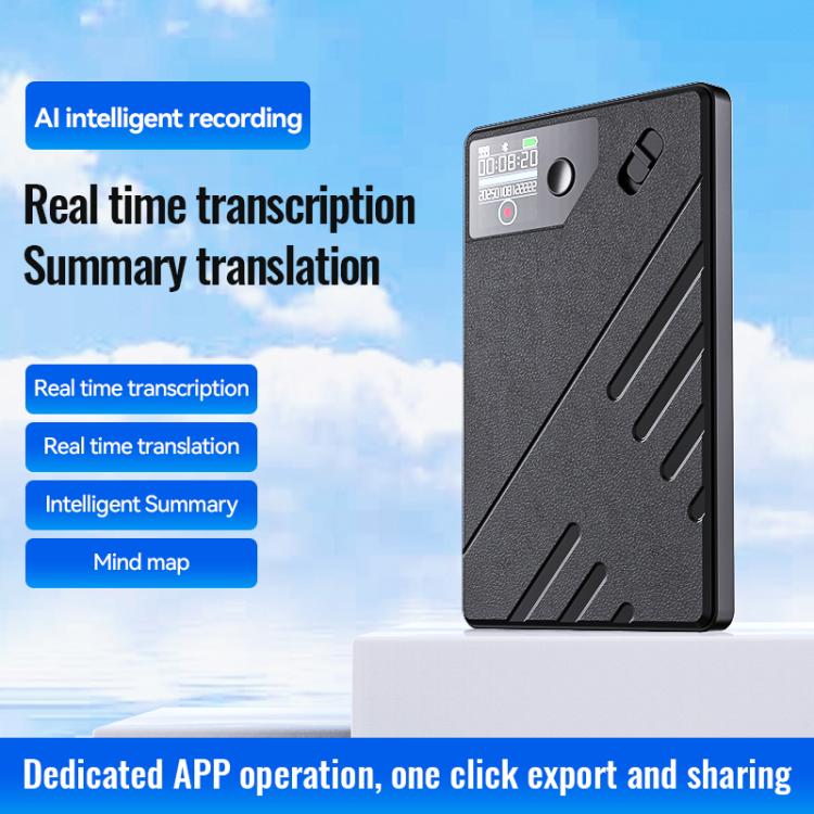JNN A5 OLED Display Smart AI Magnetic Recorder Support APP Control
