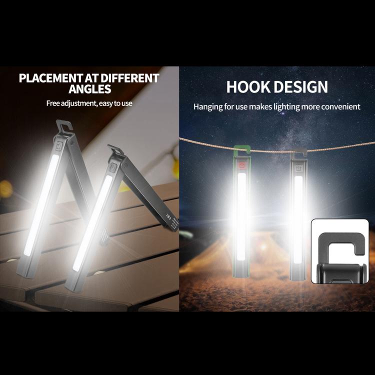 W09 Multifunctional Folding Pen Lamp LED Outdoor Work Flashlight, W09