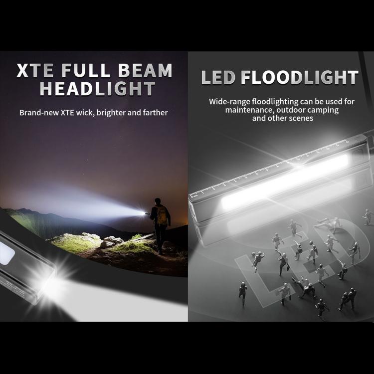 W09 Multifunctional Folding Pen Lamp LED Outdoor Work Flashlight, W09