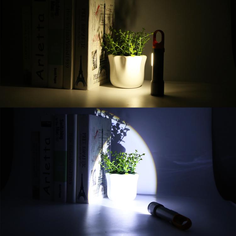 X723 Aluminum Alloy Outdoor White Laser Wick Zoom Waterproof Flashlight, X723