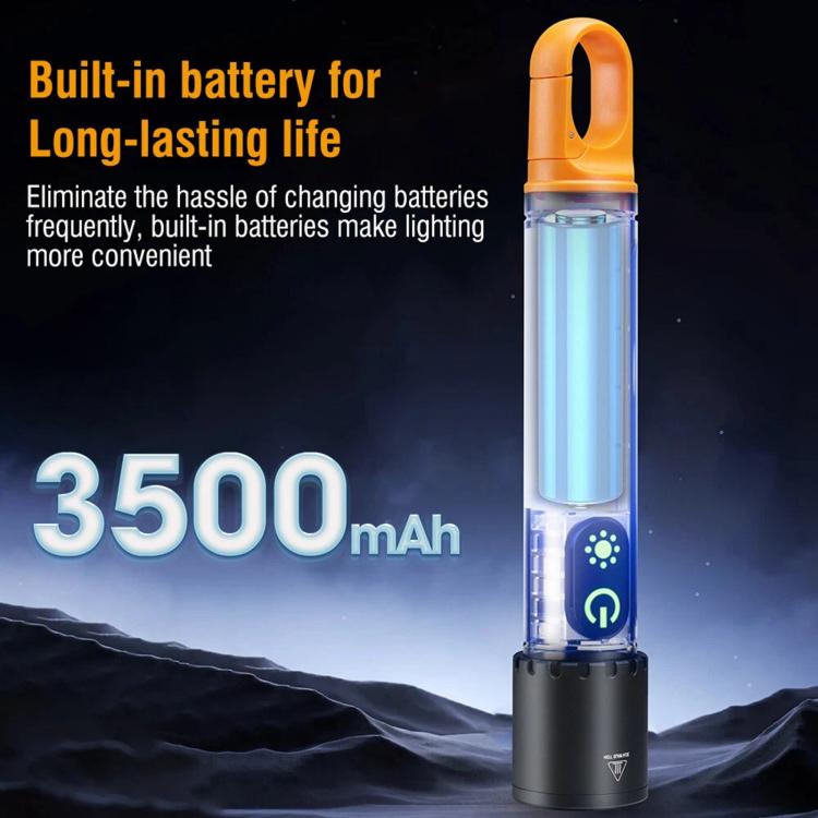 X725 Outdoor White Laser Wick Telescopic Zoom Waterproof Flashlight, X725