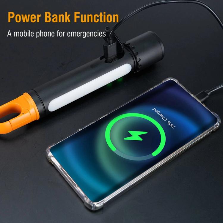 X725 Outdoor White Laser Wick Telescopic Zoom Waterproof Flashlight, X725