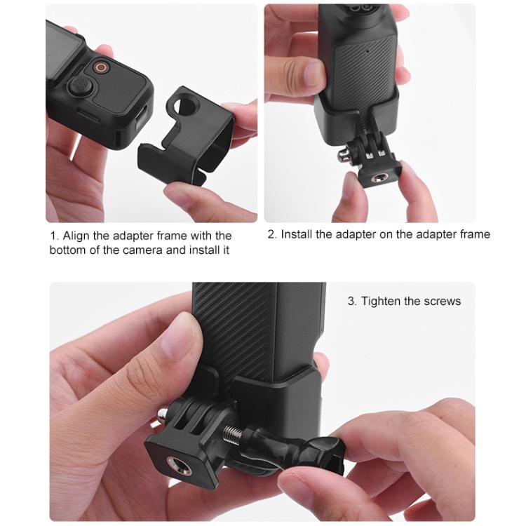 لـ DJI OSMO Pocket 3 BRDRC محول إطار الحماية قاعدة، إطار، إطار + مشبك حقيبة الظهر، إطار + مشبك + حزام الصدر، إطار + حزام الرأس، إطار + حزام الصدر