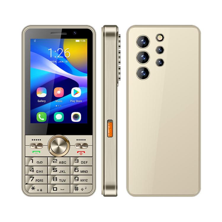 هاتف UNIWA XS24 بلوحة مفاتيح، 2 جيجابايت + 16 جيجابايت، شاشة 3.5 بوصة، أندرويد 8.1، معالج Mediatek MT6737M رباعي النواة، مصابيح يدوية، شبكة 4G، يدعم متجر جوجل، قابس الاتحاد الأوروبي، قابس الولايات المتحدة، قابس المملكة المتحدة، قابس أستراليا