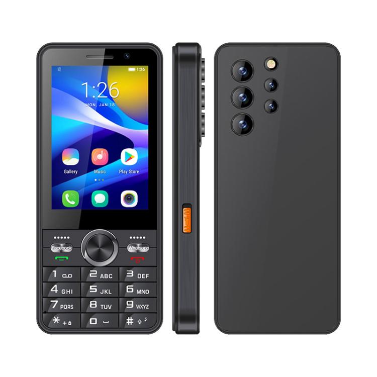 هاتف UNIWA XS24 بلوحة مفاتيح، 2 جيجابايت + 16 جيجابايت، شاشة 3.5 بوصة، أندرويد 8.1، معالج Mediatek MT6737M رباعي النواة، مصابيح يدوية، شبكة 4G، يدعم متجر جوجل، قابس الاتحاد الأوروبي، قابس الولايات المتحدة، قابس المملكة المتحدة، قابس أستراليا