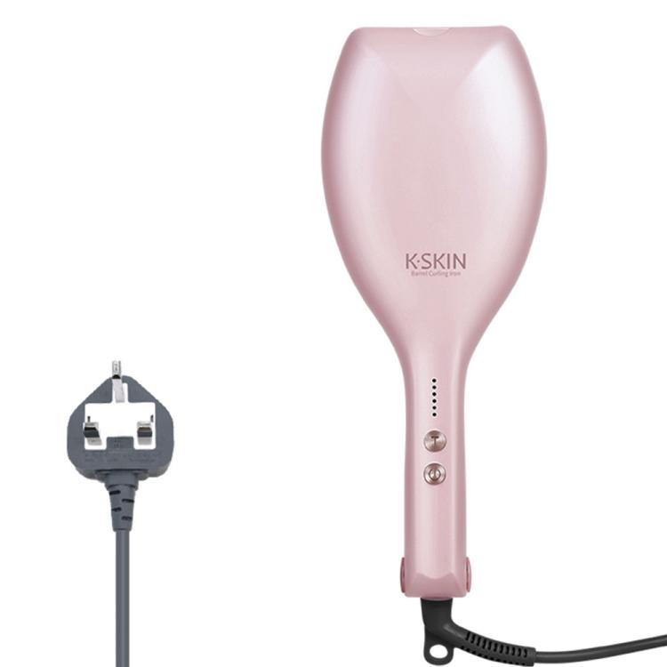 K-SKIN KD885 Negative Ion Electric Hair Curler Iron Hair Styling Tool, KD885 (EU Plug Pink), KD885 (UK Plug Pink)