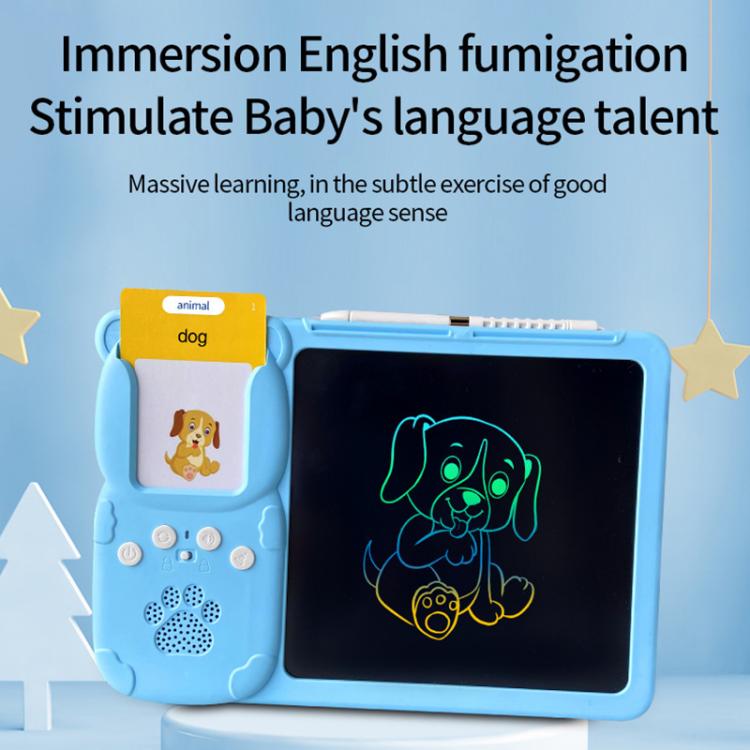 8.5 inch Children Early Education Drawing Board Card English Audiobooks