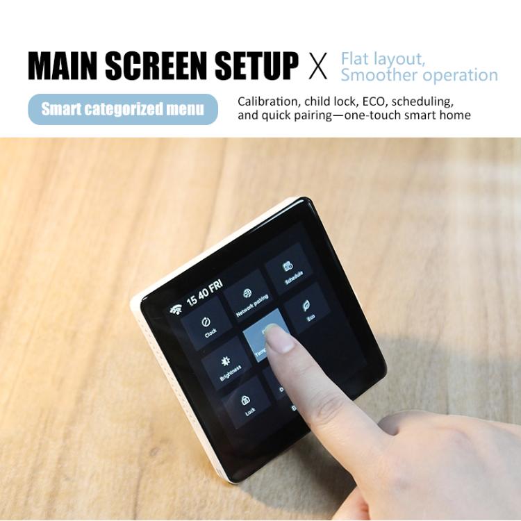 4 inch Screen Smart Room Thermostat