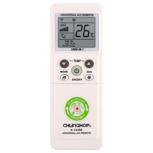 CHUNGHOP K-1038ES Universal Air Conditioner Remote Control with Brand Button Pairing Function
