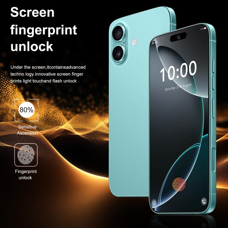 هاتف I16 Plus / RAi5، ذاكرة وصول عشوائي (RAM) سعة 3 جيجابايت وذاكرة داخلية سعة 64 جيجابايت، شاشة 6.56 بوصة، معالج MTK6739 رباعي النواة، شبكة: 4G، شريحتي اتصال، قابس الاتحاد الأوروبي، قابس الولايات المتحدة، قابس المملكة المتحدة، قابس أستراليا