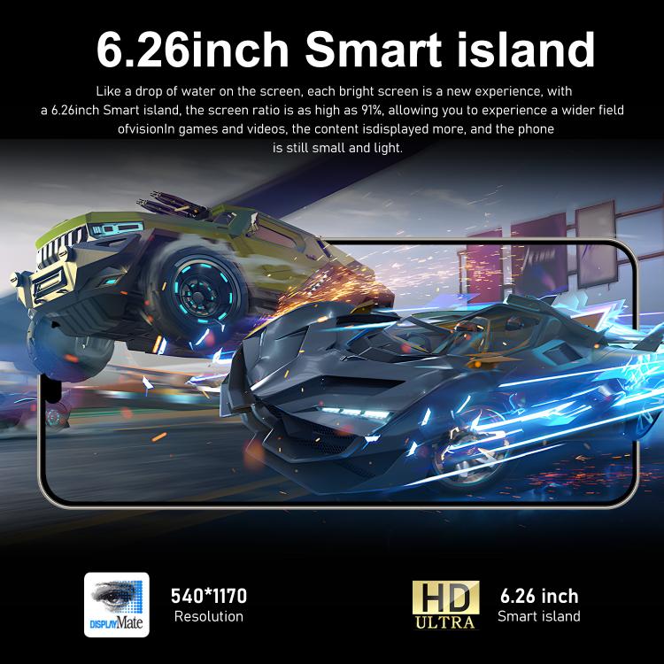 I16 Pro Max / ZPT93، 2 جيجابايت + 16 جيجابايت، 6.26 بوصة، أندرويد 8.1 MTK6737 رباعي النواة، الشبكة: 4G، شريحتي اتصال، قابس الاتحاد الأوروبي، قابس الولايات المتحدة، قابس المملكة المتحدة، قابس أستراليا