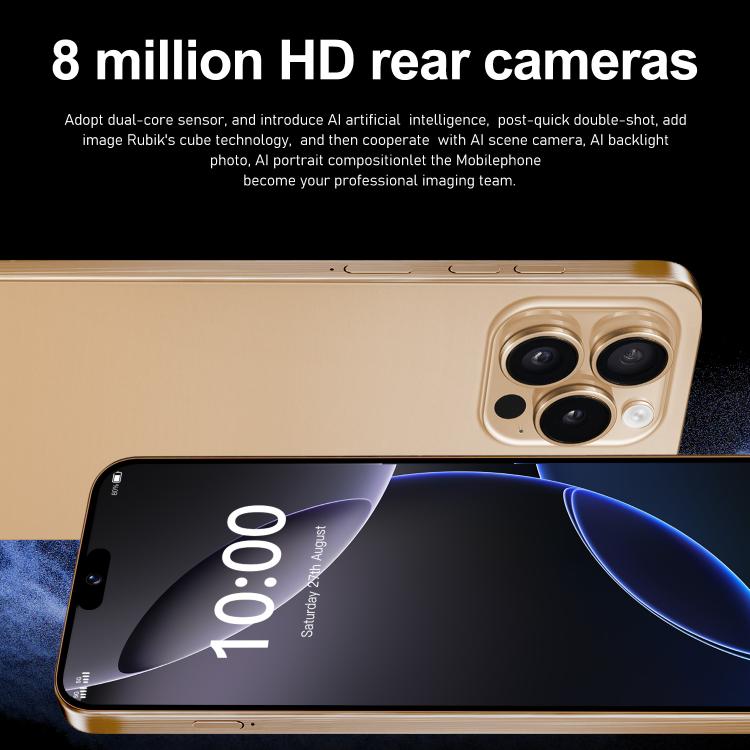 I16 Pro Max / ZPT93، 2 جيجابايت + 16 جيجابايت، 6.26 بوصة، أندرويد 8.1 MTK6737 رباعي النواة، الشبكة: 4G، شريحتي اتصال، قابس الاتحاد الأوروبي، قابس الولايات المتحدة، قابس المملكة المتحدة، قابس أستراليا