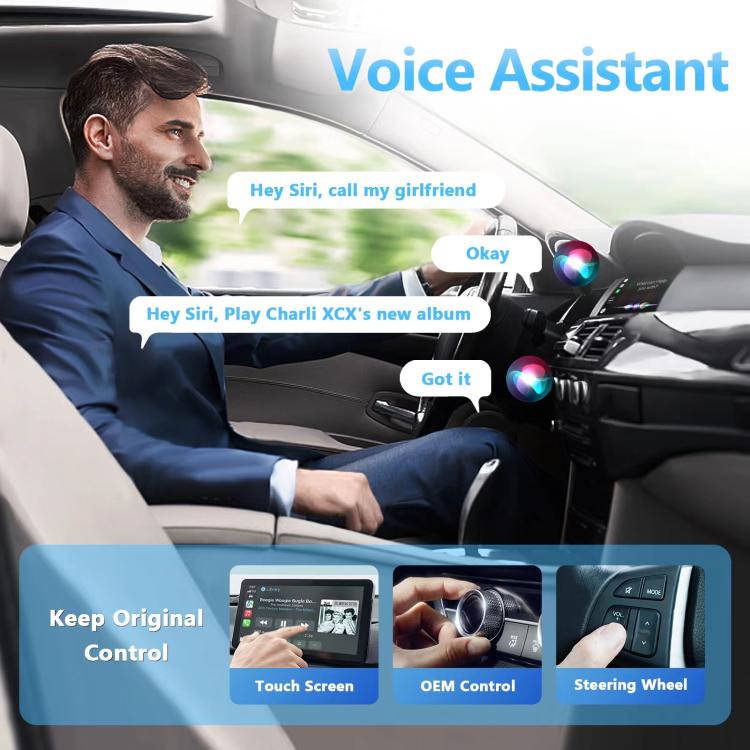 2 in 1 USB Wired to Wireless Car CarPlay / Android Auto Box Adapter
