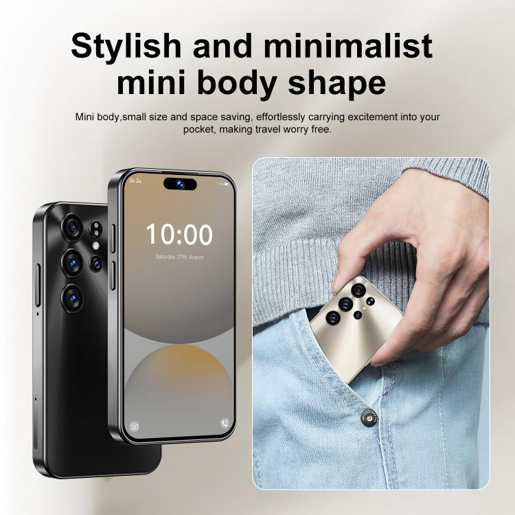 S25 Mini / ZKM10، 2 جيجابايت + 16 جيجابايت، شاشة 4.0 بوصة، أندرويد 10، MTK6580M رباعي النواة، شبكة: 3G، شريحتي اتصال