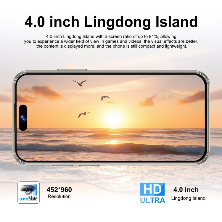 S25 Mini / ZKM10، 2 جيجابايت + 16 جيجابايت، شاشة 4.0 بوصة، أندرويد 10، MTK6580M رباعي النواة، شبكة: 3G، شريحتي اتصال