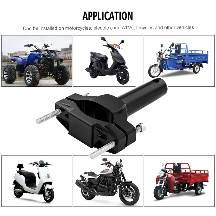 CS-1090A1 Motorcycle Modified Bumper Shock Absorption Fixture Spotlight Fixing Bracket