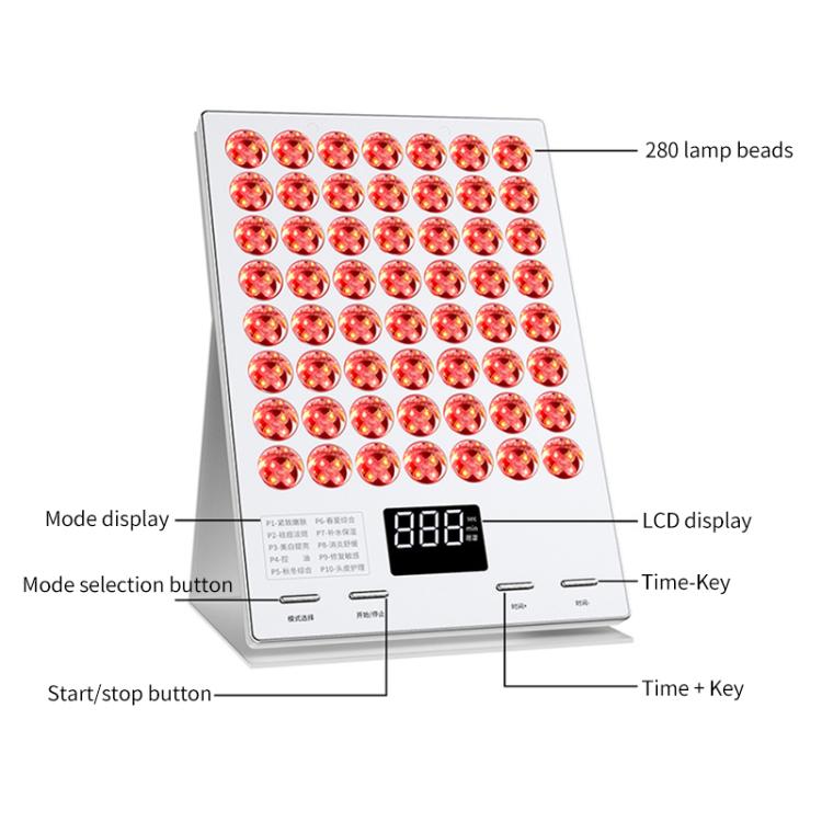 WG-YM-8005 280 LED Lamp Beads Beauty Device Photon Rejuvenation Instrument, EU Plug, US Plug, UK Plug