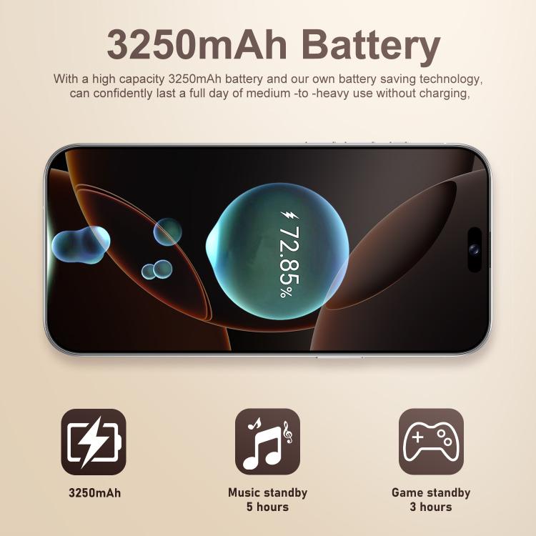 C16 Pro Max / A88-B، 2 جيجابايت + 16 جيجابايت، 6.58 بوصة، أندرويد 8.1 MTK6580A رباعي النواة، الشبكة: 3G، شريحتي اتصال، قابس الاتحاد الأوروبي، قابس الولايات المتحدة، قابس المملكة المتحدة، قابس أستراليا