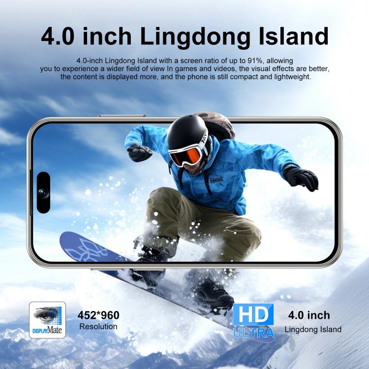 XS16 Pro Max / THM9، 2 جيجابايت + 16 جيجابايت، شاشة 4.0 بوصة، أندرويد 10، MTK6580M رباعي النواة، الشبكة: 3G، شريحتي اتصال