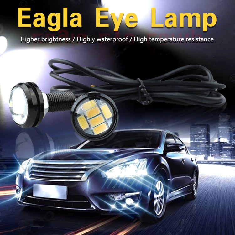 10 PCS 23mm 6LEDs SMD-5730 DC9-80V Motorcycle Eagle Eye Light