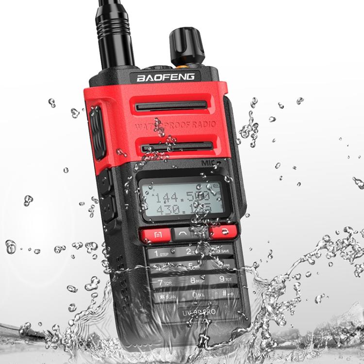 Baofeng UV-9R PRO Dot Matrix LCD Screen IP57 Waterproof Handheld Analog Walkie Talkie