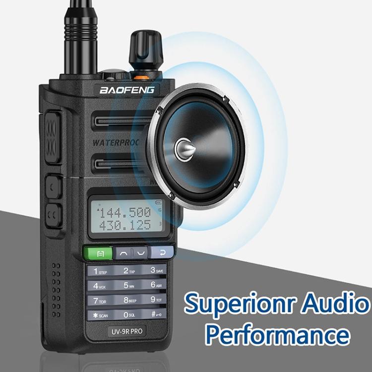 Baofeng UV-9R PRO Dot Matrix LCD Screen IP57 Waterproof Handheld Analog Walkie Talkie