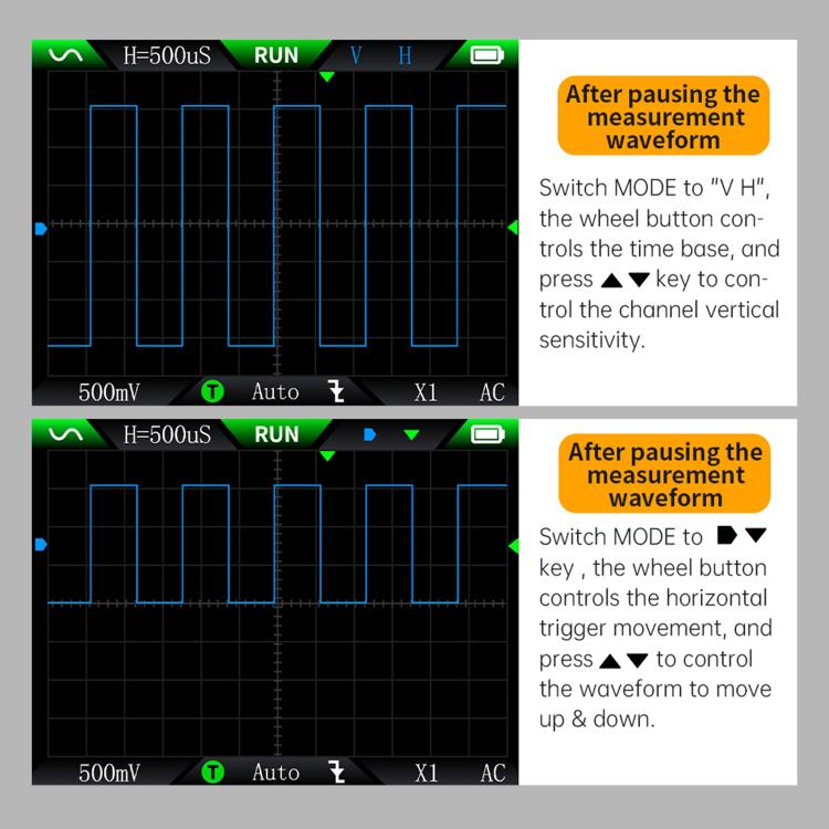 FNIRSI DSO510 Handheld Small Digital Portable Tablet Oscilloscope