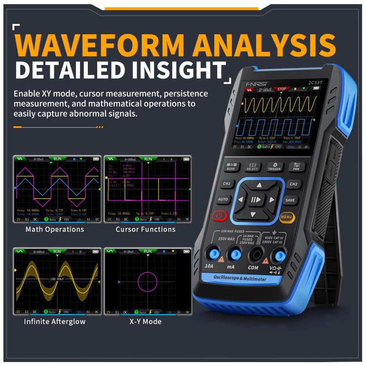 FNIRSI 2C53T Dual Channel 50M Digital Multimeter