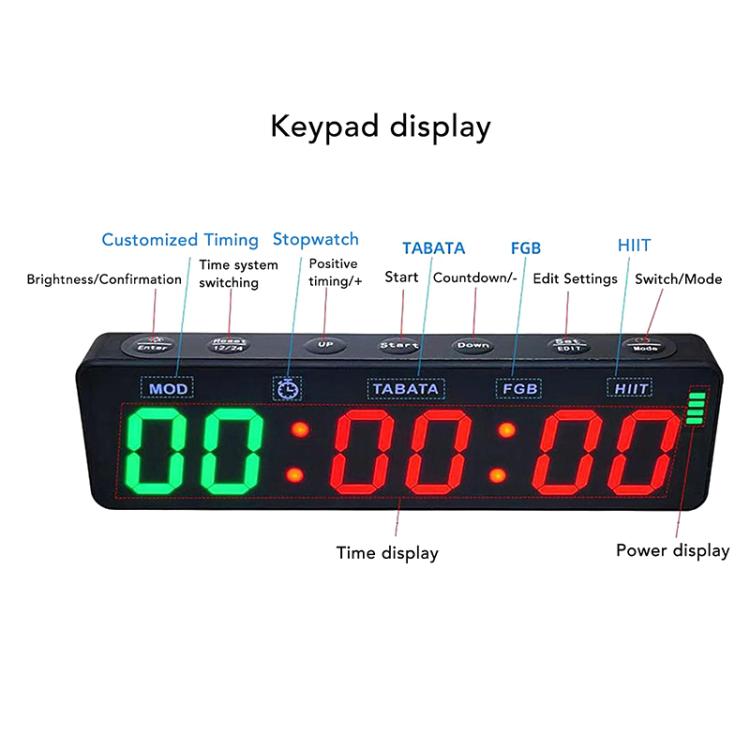 KYX--0010 Portable Magnetic Digital Display Timer Sports Group Countdown Timer, KYX--0010