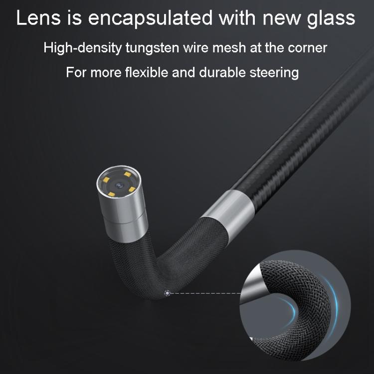 TESLONG TD500 5 Inch HD Large Screen Dual Steering Endoscope 1.55m Length