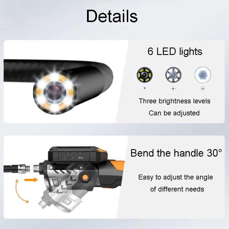 TESLONG NTS300 5 Inch Large Screen Industrial Endoscope Auto Repair Tools