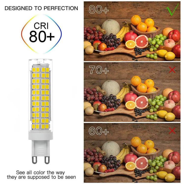 G9 15W 136 LEDs SMD 2835 Dimmable Corn Light Bulb, AC 110V
